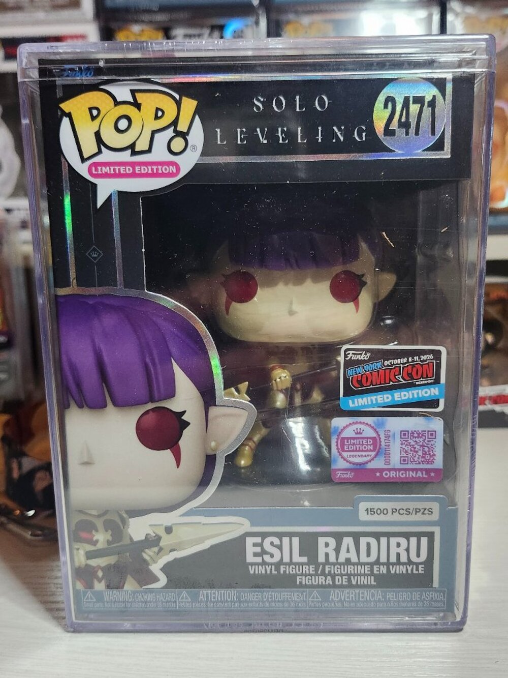 NYCC 2026 Exclusive Funko Pop UNMASKED ESIL Solo Leveling LE 1500